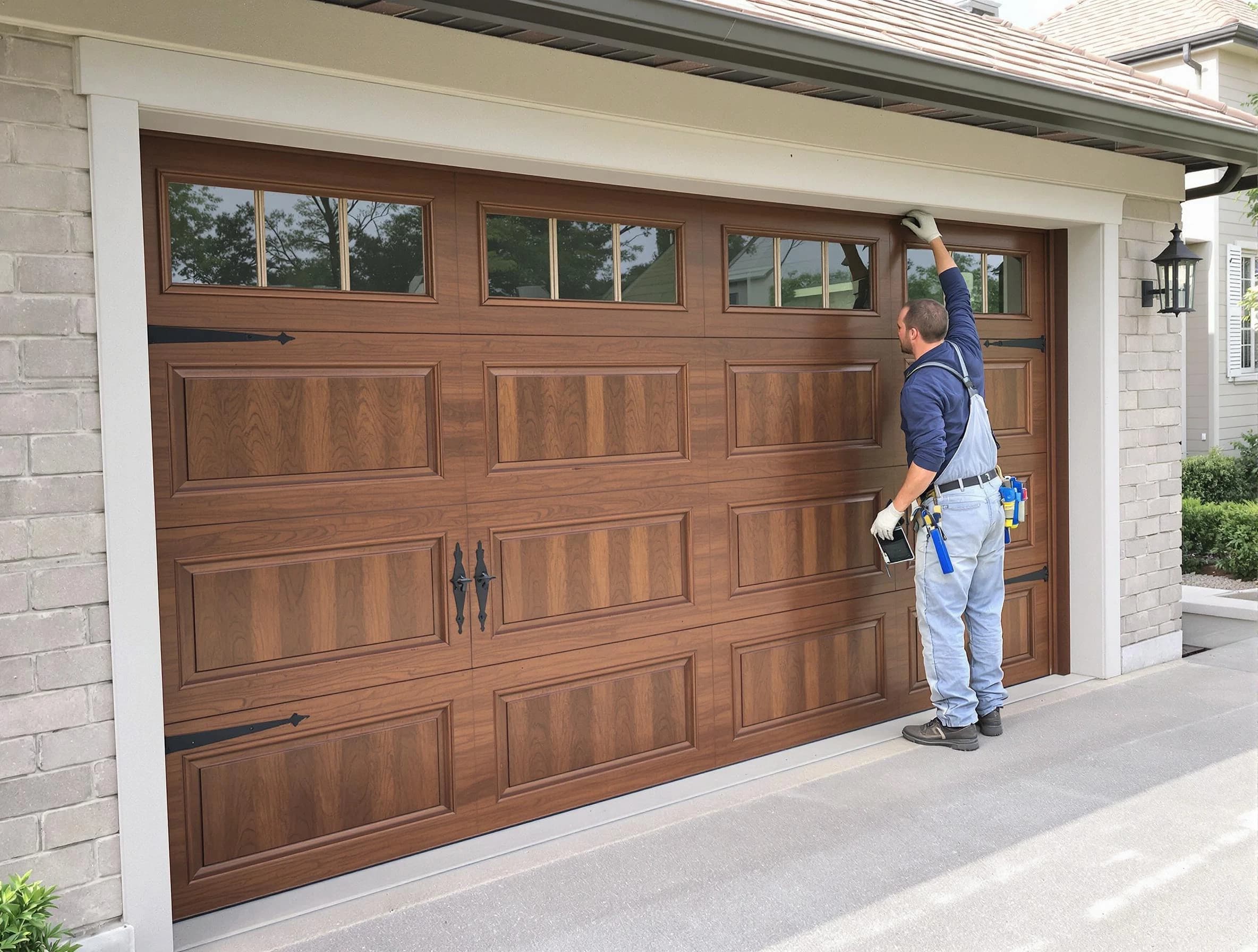 Custom garage door showcase by Adams Garage Door Repair in Adams