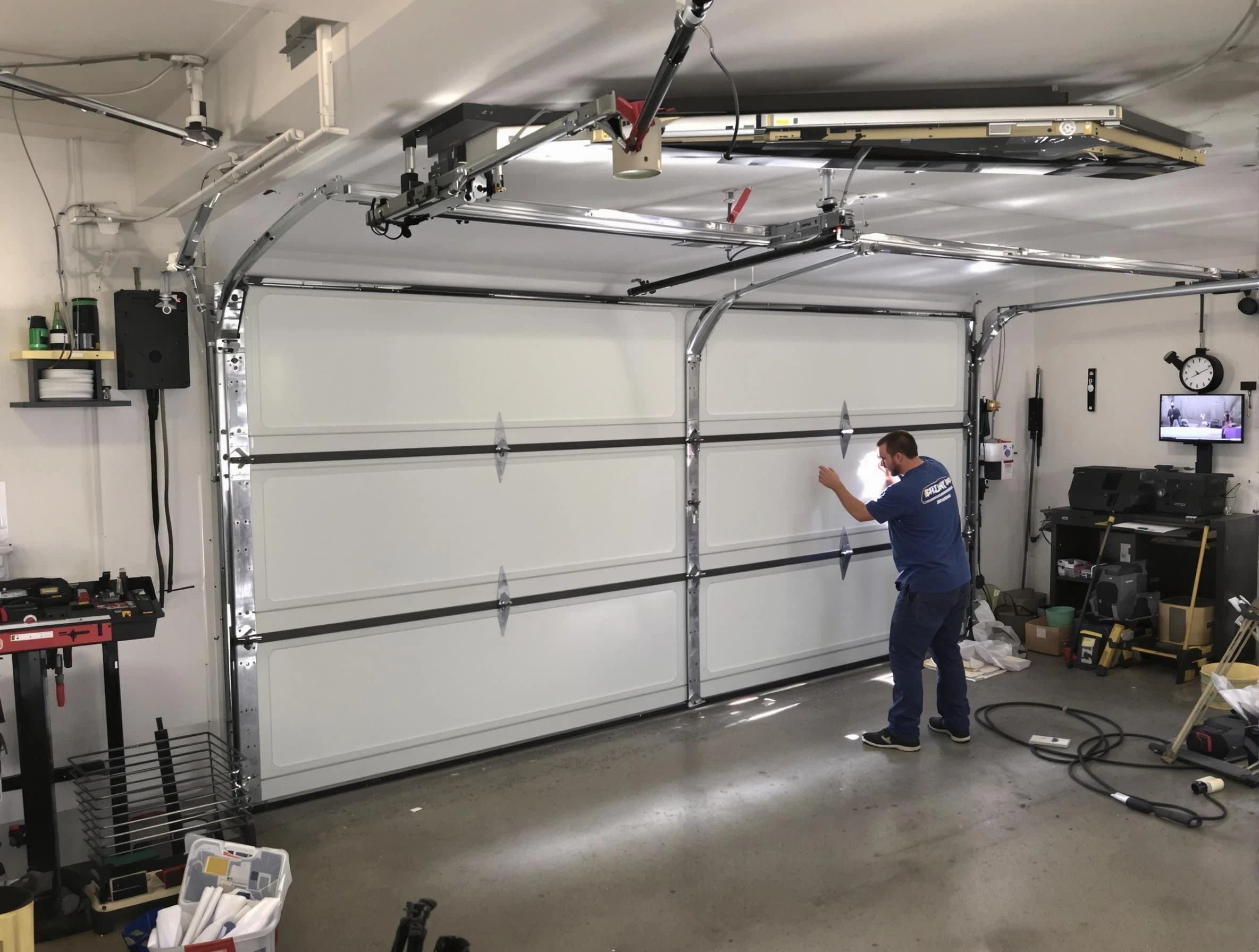 Professional garage door repair service by Adams Garage Door Repair in Adams