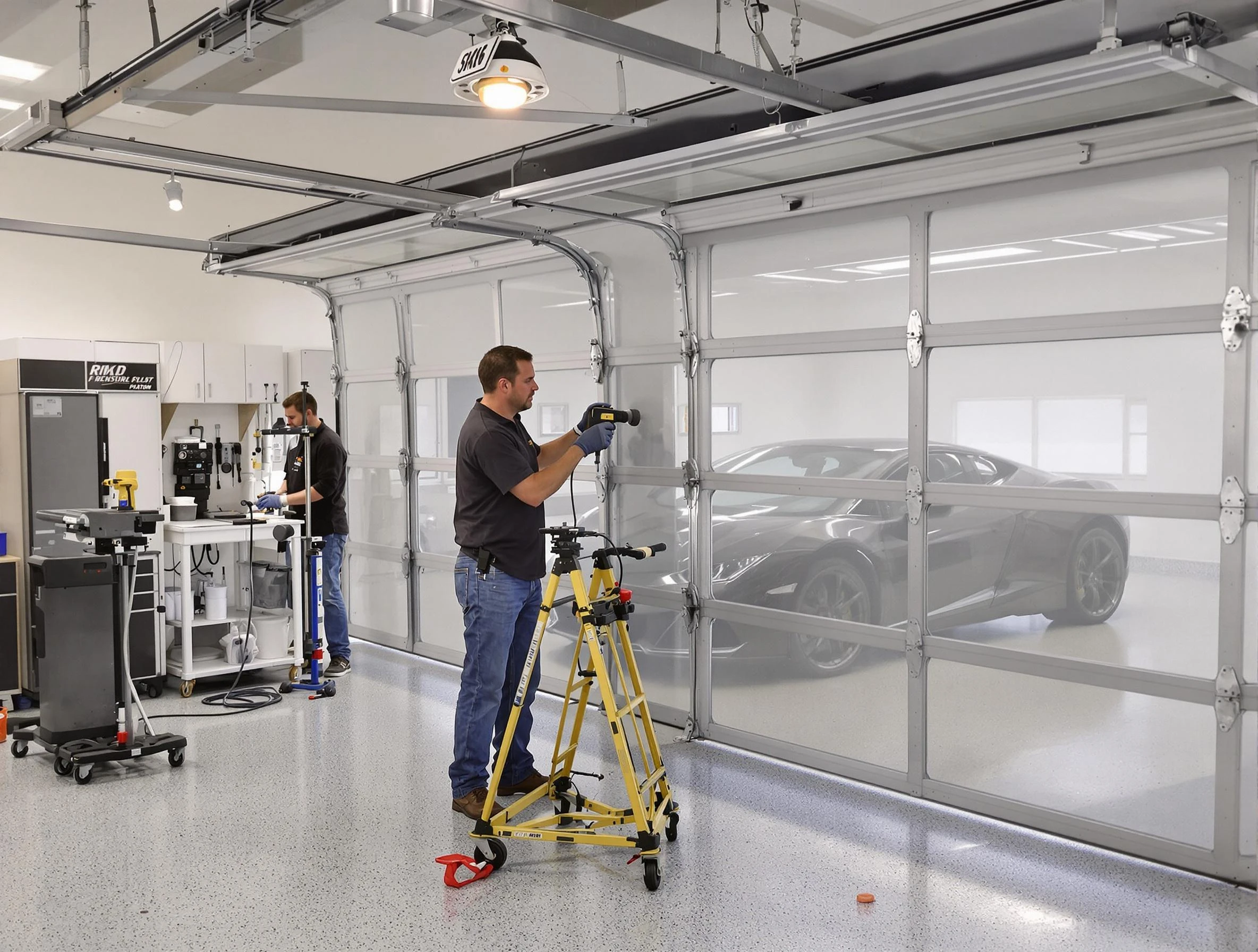 Garage Door Dents Repair in Adams