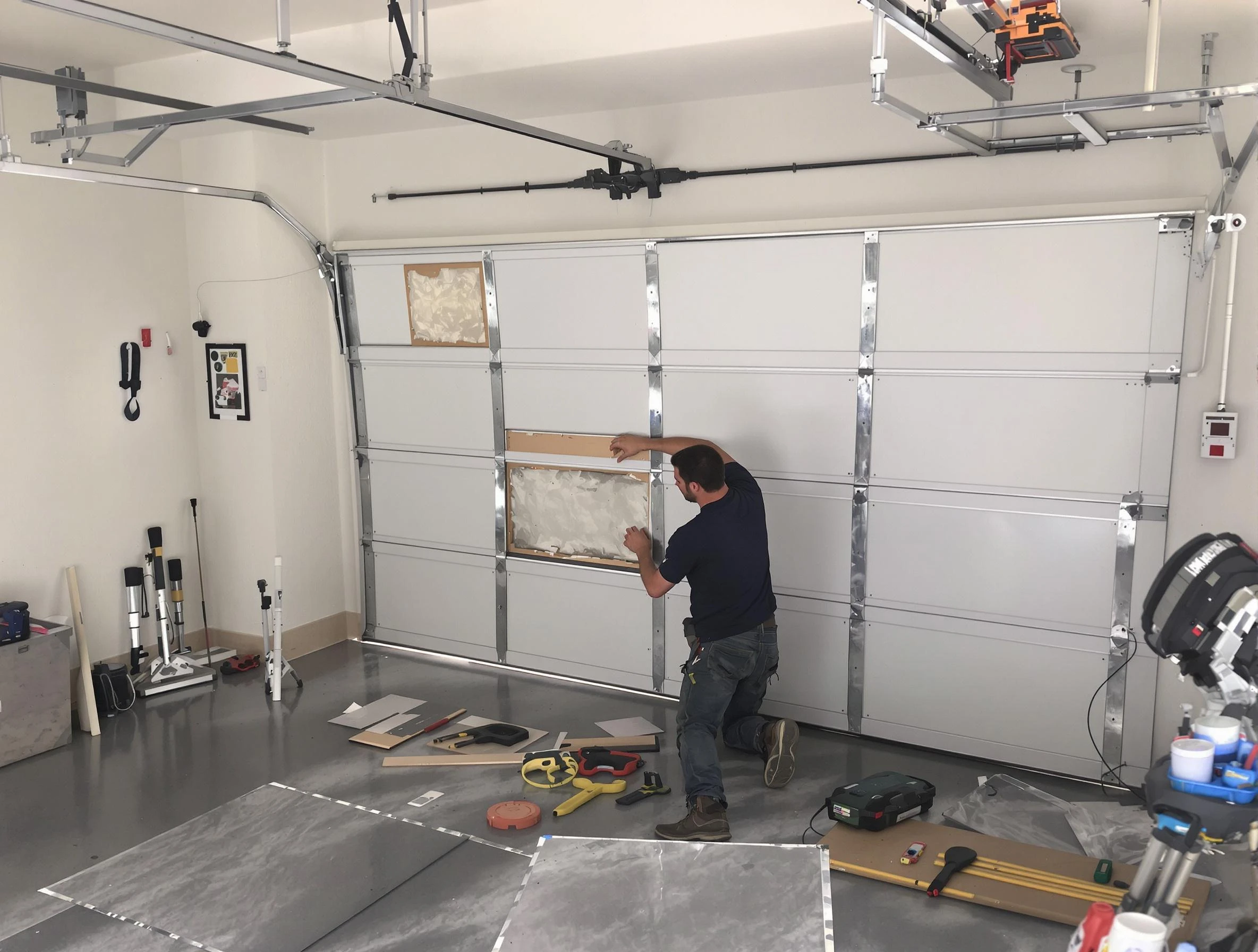 Garage Door Panel Repair in Adams