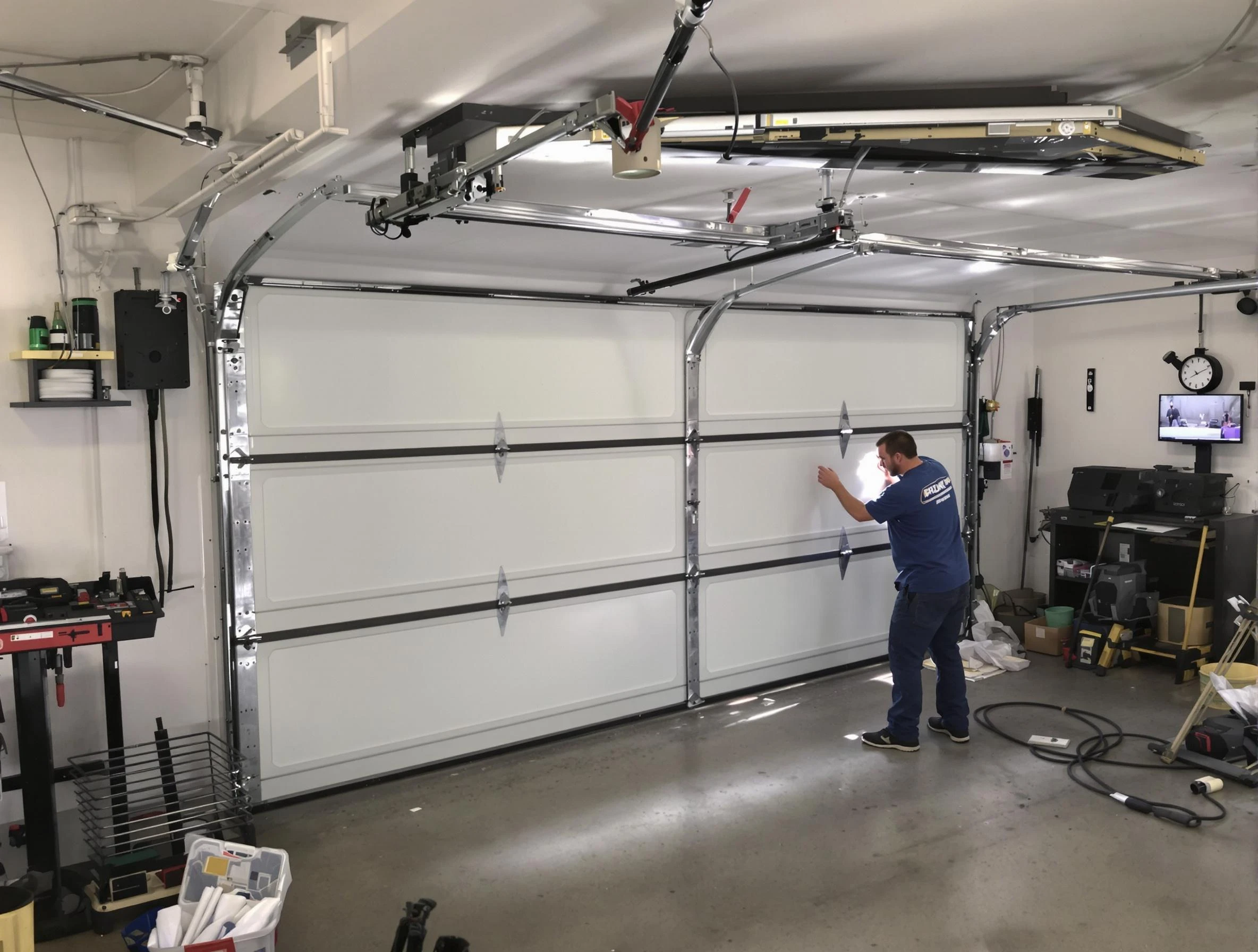 Professional garage door repair service by Adams Garage Door Repair in Adams